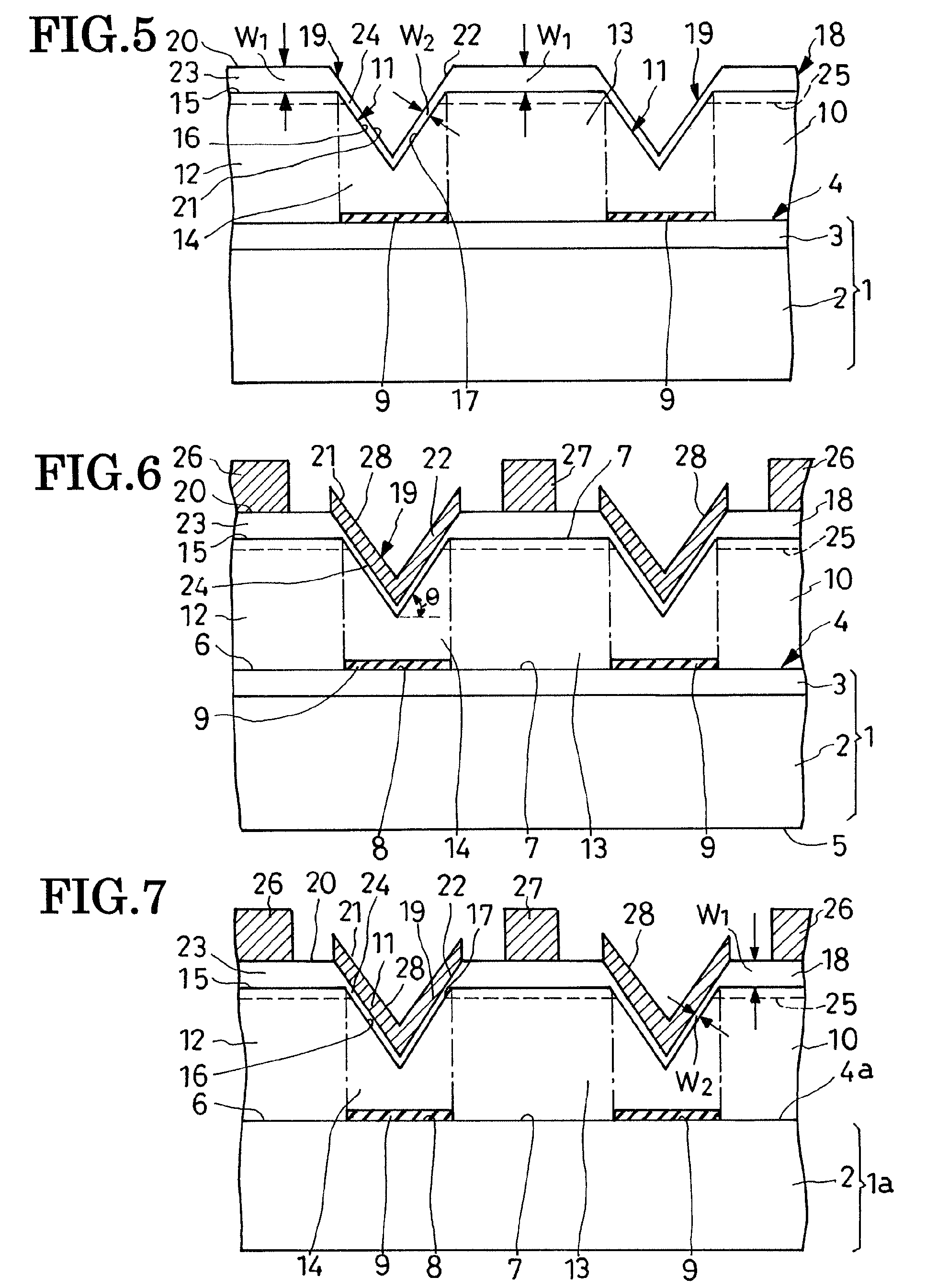 Method of fabrication of normally-off field-effect semiconductor device