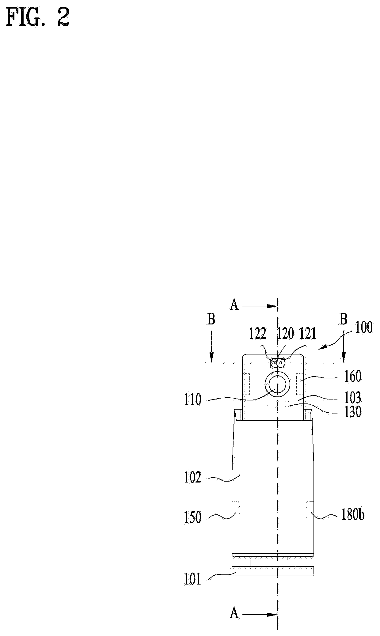 Projector device for augmented reality and method for controlling the same