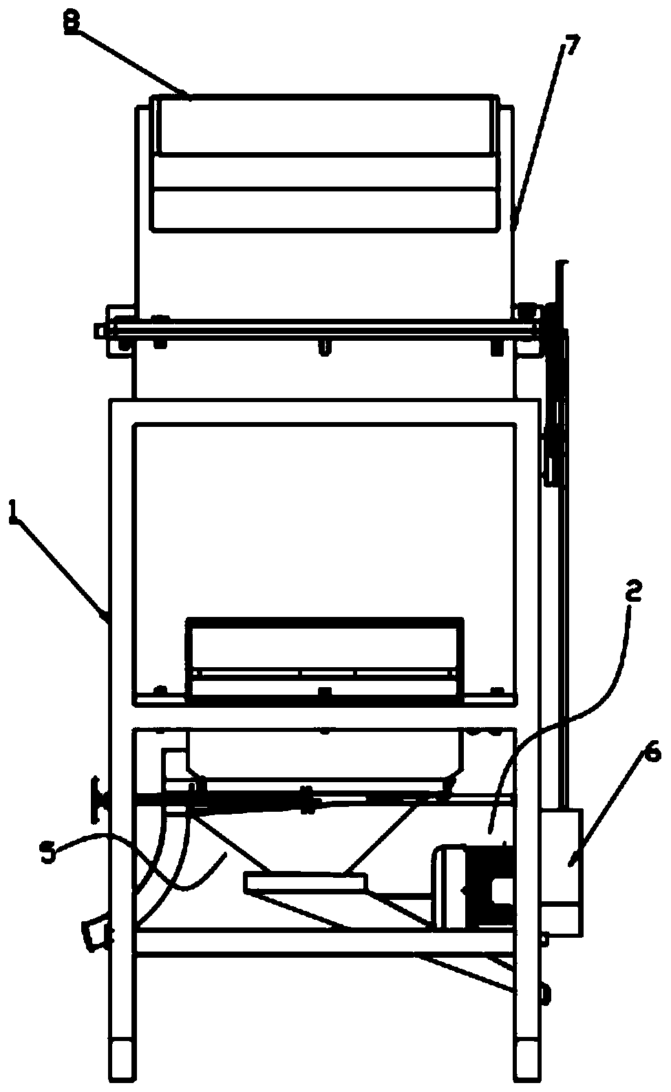 Peanut husking machine