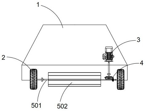 Device for renovating and repairing sand beach after typhoon