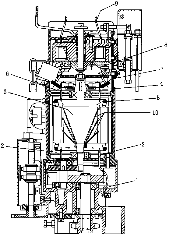 Full-self-cooling type motor