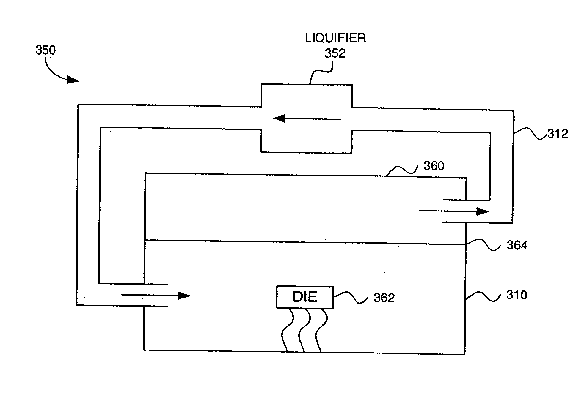 Probe card cooling assembly with direct cooling of active electronic components