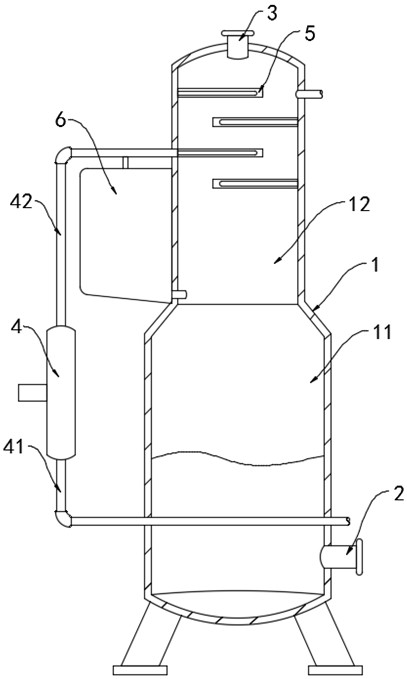 Electronic-grade sulfuric acid preparation device and preparation method thereof