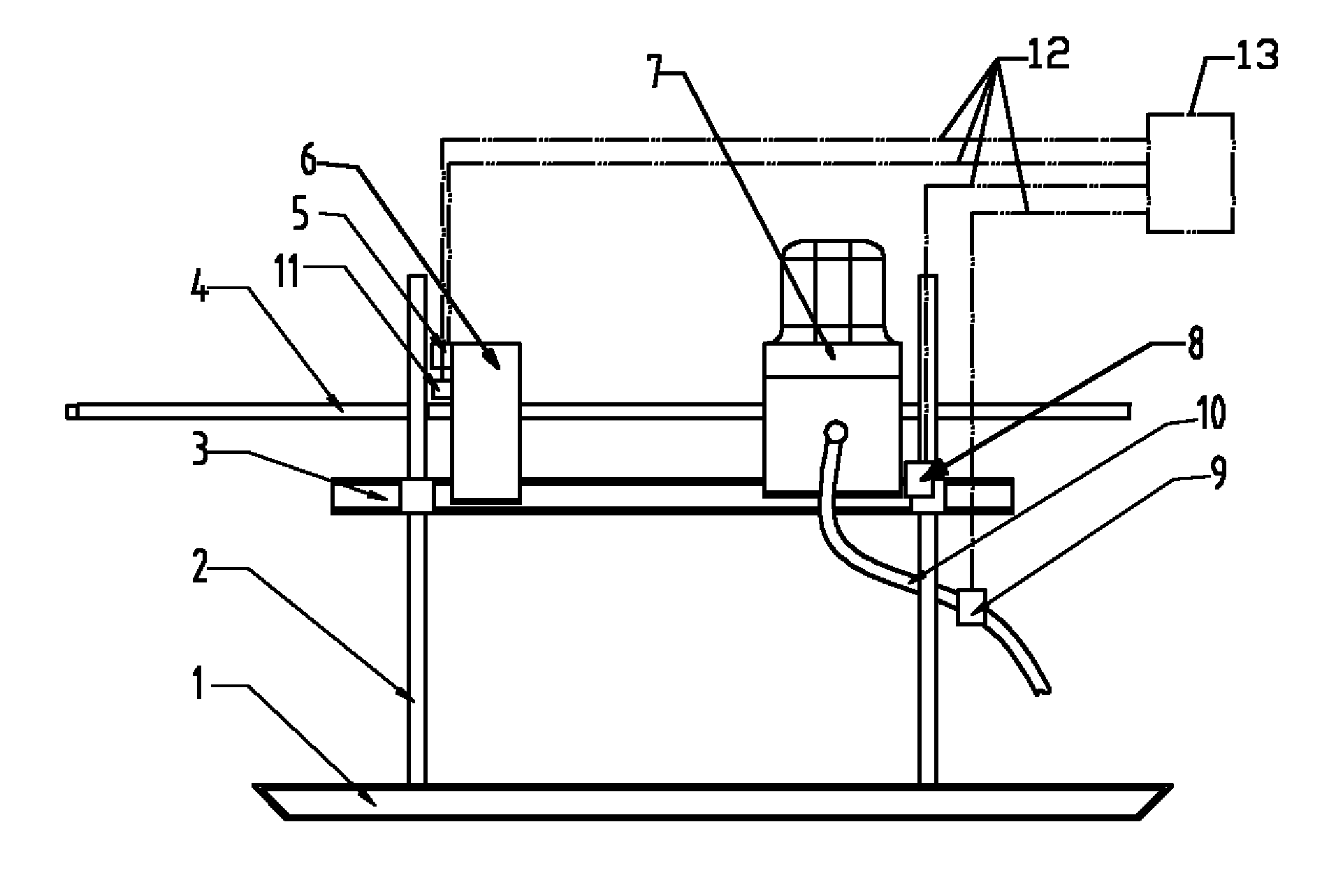 Drilling machine for mines