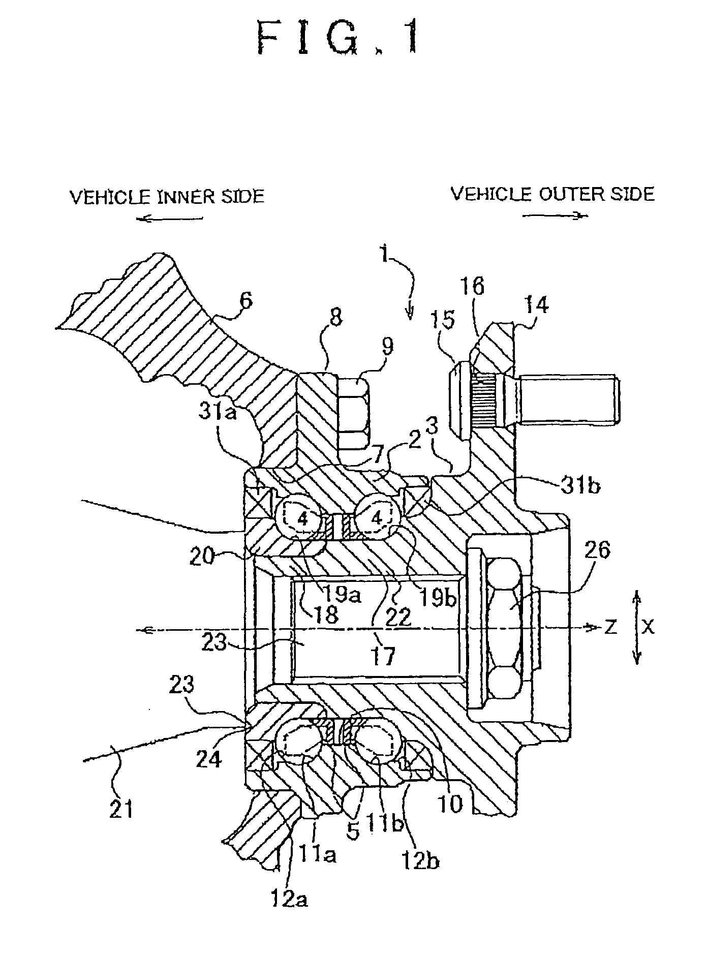 Rolling bearing device