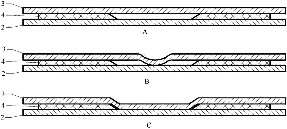 High-speed deformation connecting method and device for dissimilar metal sheets