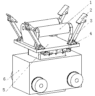 Anti-tipping coil loading and unloading trolley and using method thereof