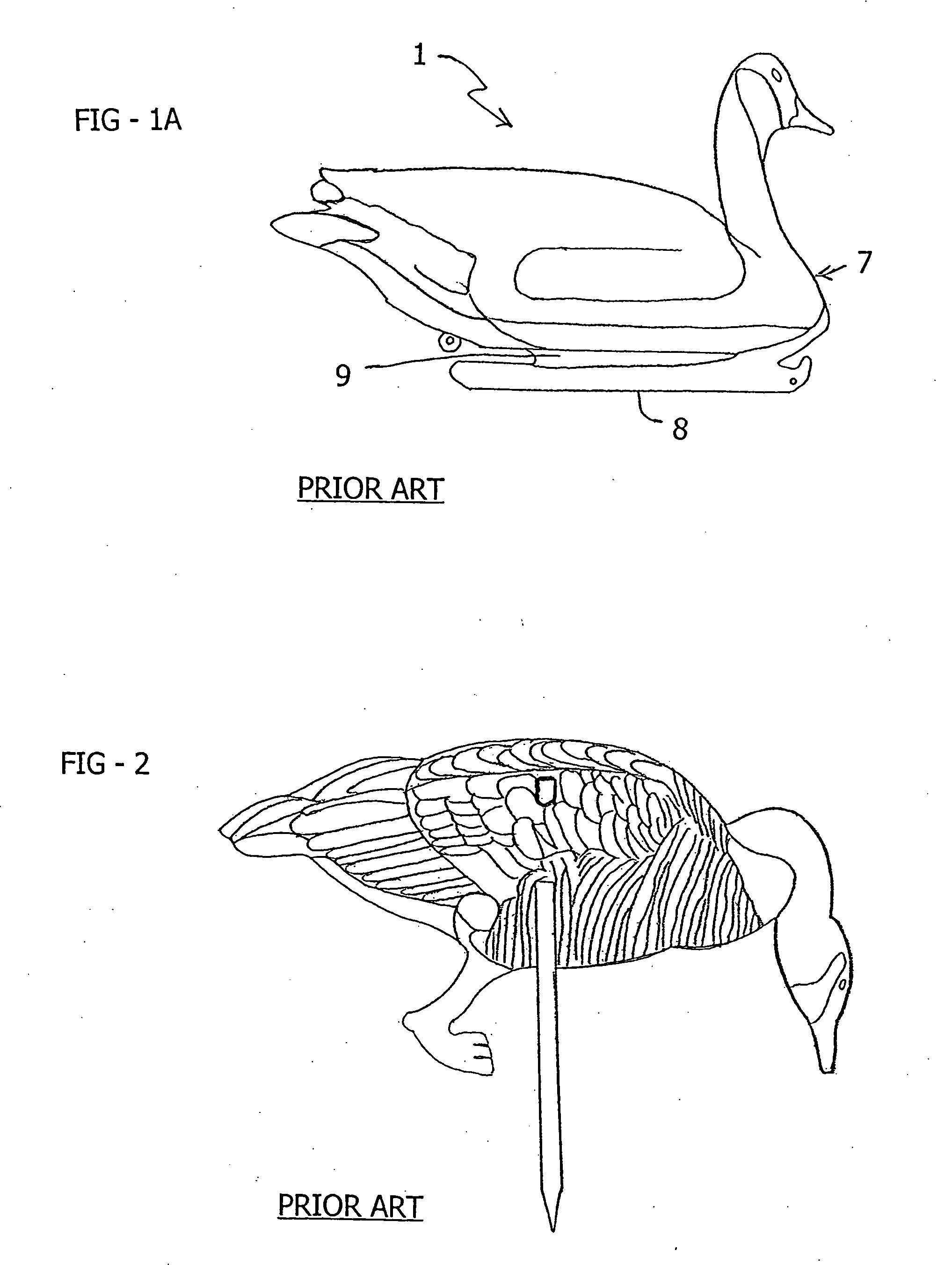 Adapter stand for use with a buoyant waterfowl decoy, kit including the adapter stand, and method of using same