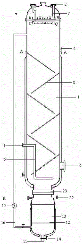 Improved reaction and separation synchronous reactor