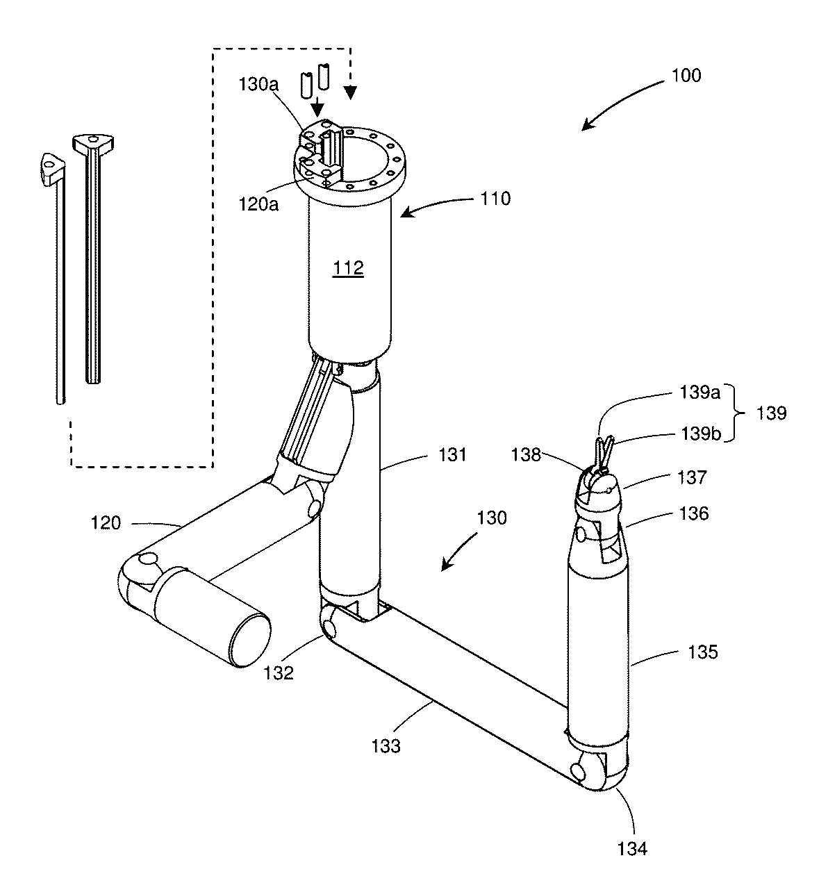 Single access surgical robotic devices and systems, and methods of configuring single access surgical robotic devices and systems