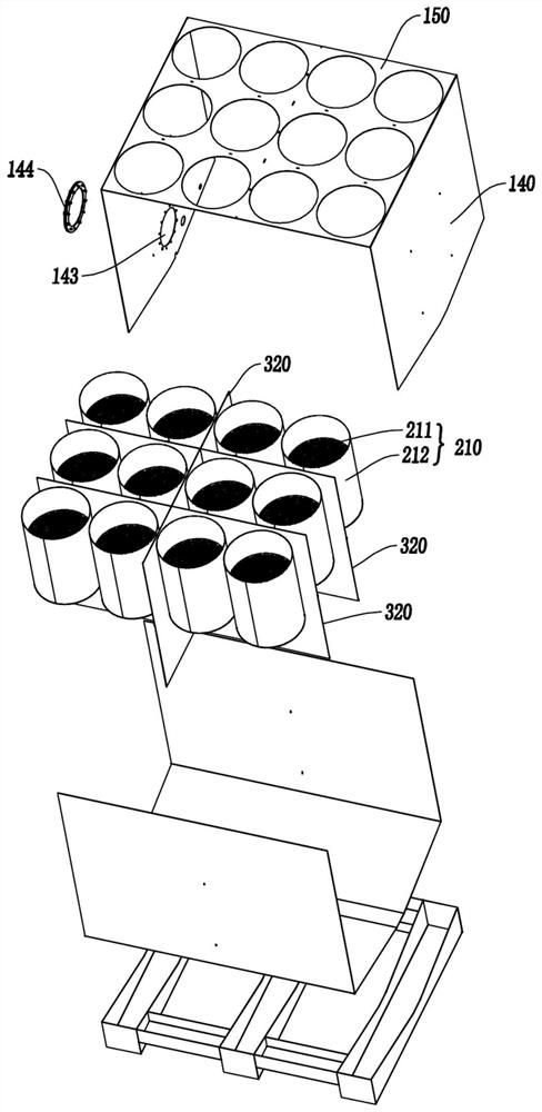 Industrial dust removal device