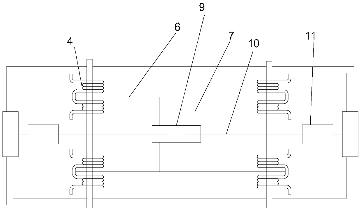 Belt conveyor capable of preventing lateral-swing impact