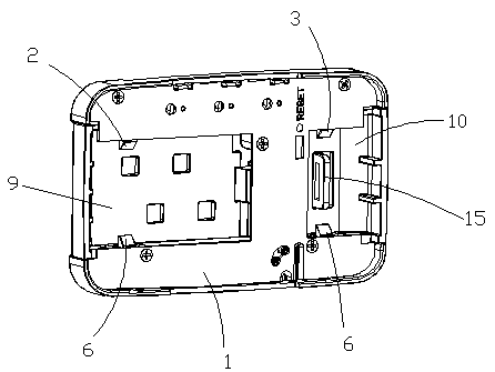 A detachable luggage lock