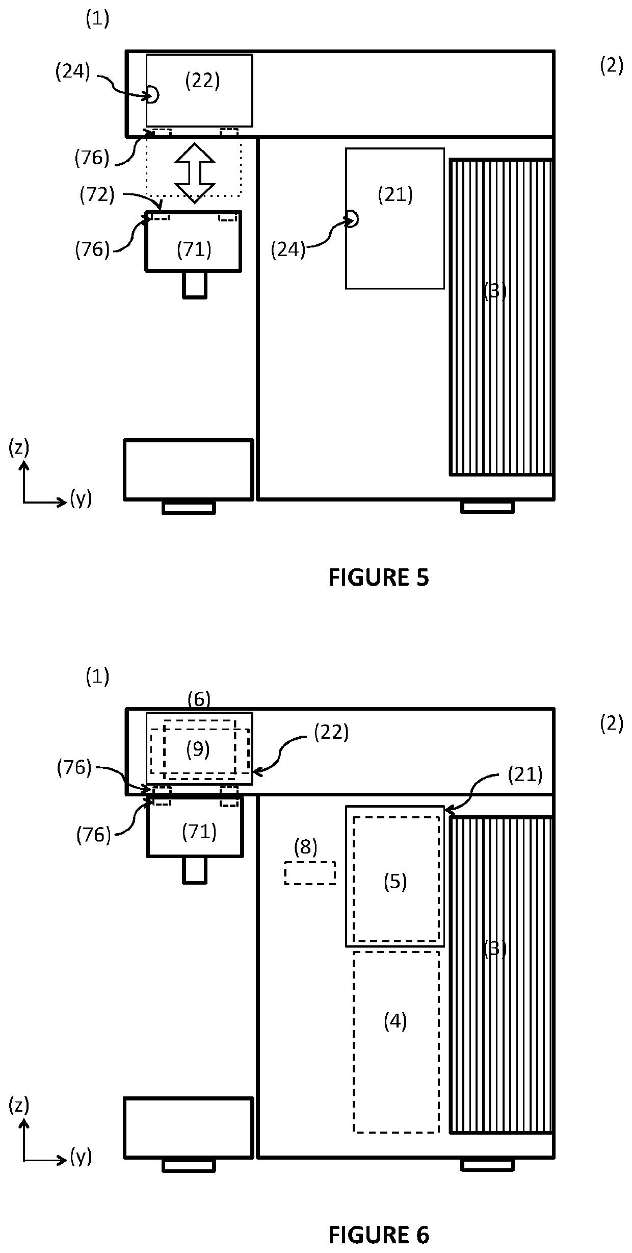 Machine for preparing beverages with enhanced access to internal machine components