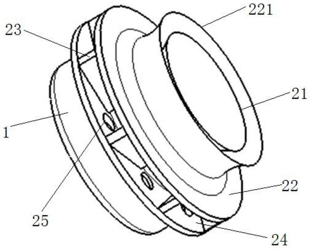 Three-cyclone classifying cyclone and combustion chamber provided with same