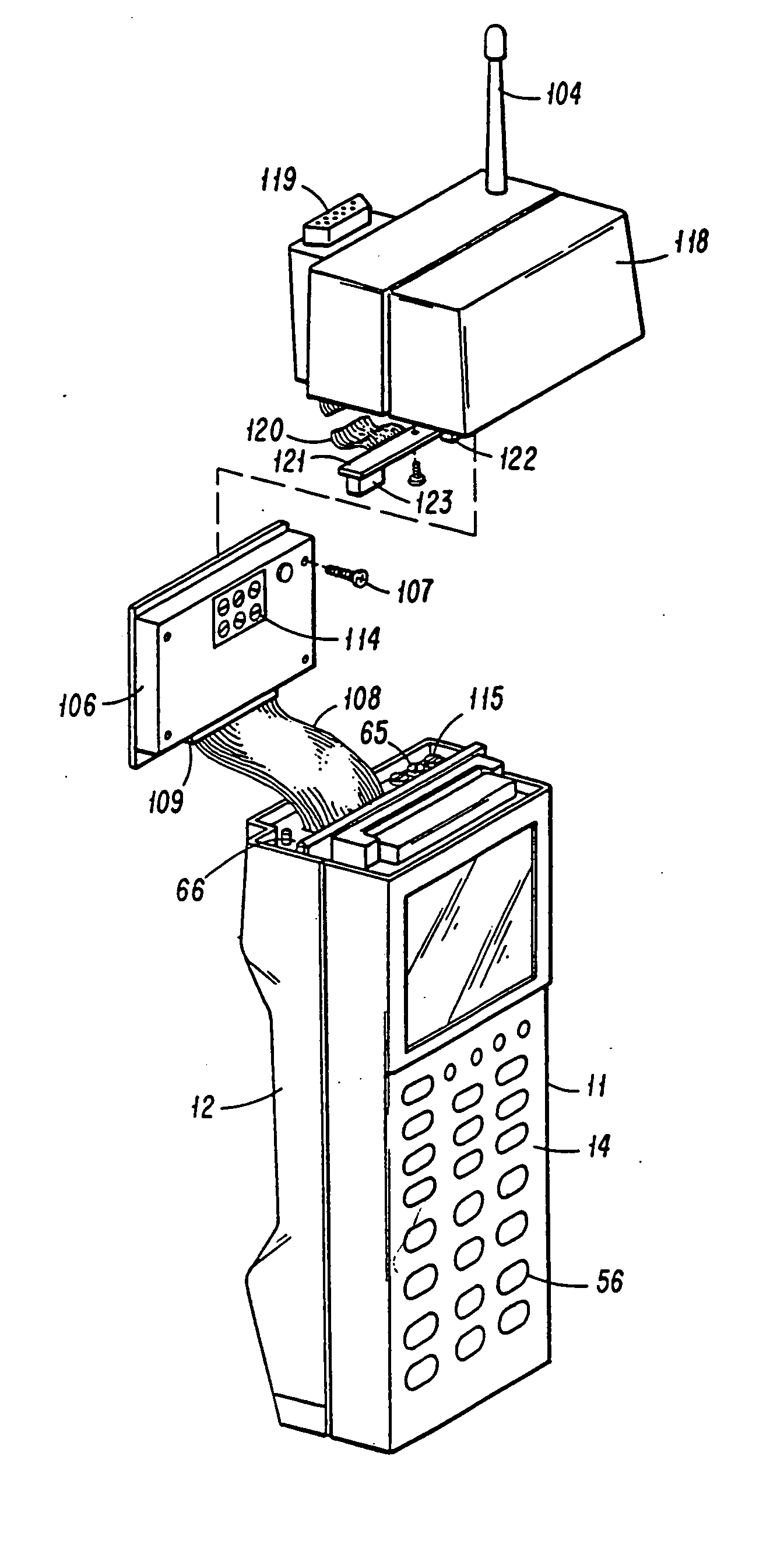 Hand-held data capture system with interchangeable modules