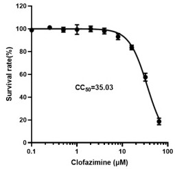 Application of clofazimine and/or its pharmaceutically acceptable derivatives in the preparation of anti-arenavirus drugs