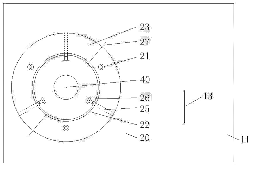 Sampling tube fixing and sample ejecting device and sample ejector including same
