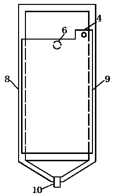 Push-flow electrochemical water softening method and push-flow electrochemical water softening device