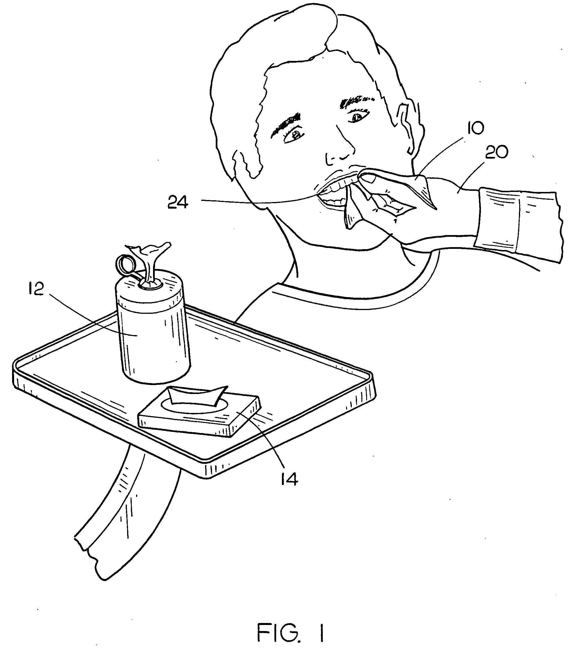 Denture adhesive removal method