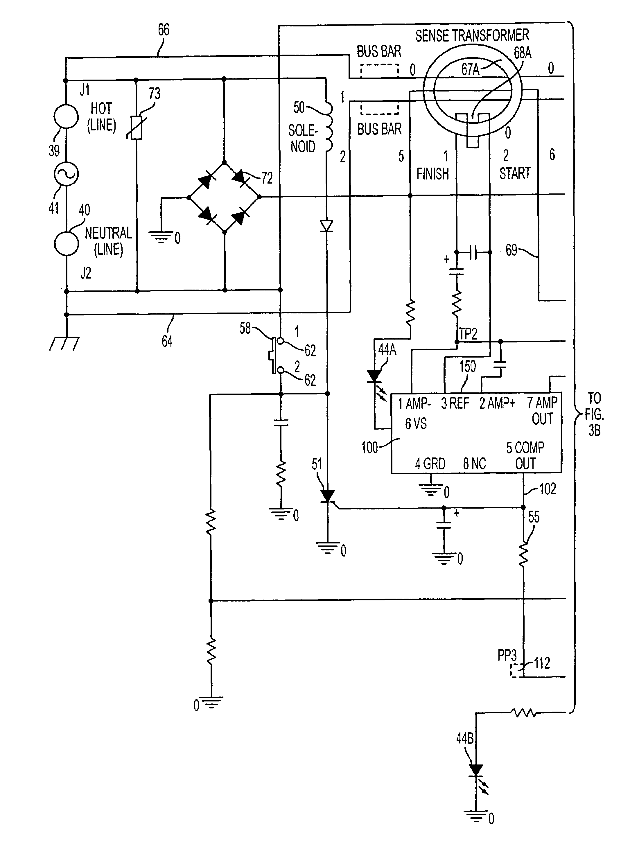 Self testing ground fault circuit interrupter (GFCI)