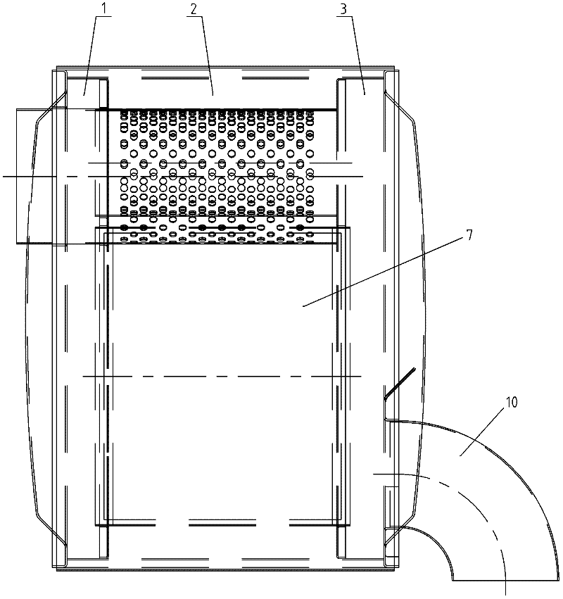 SCR (selective catalytic reduction) catalytic converter for diesel engine tail gas treatment