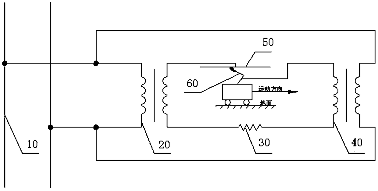 Pantograph-catenary arc detection method and system based on train power supply system