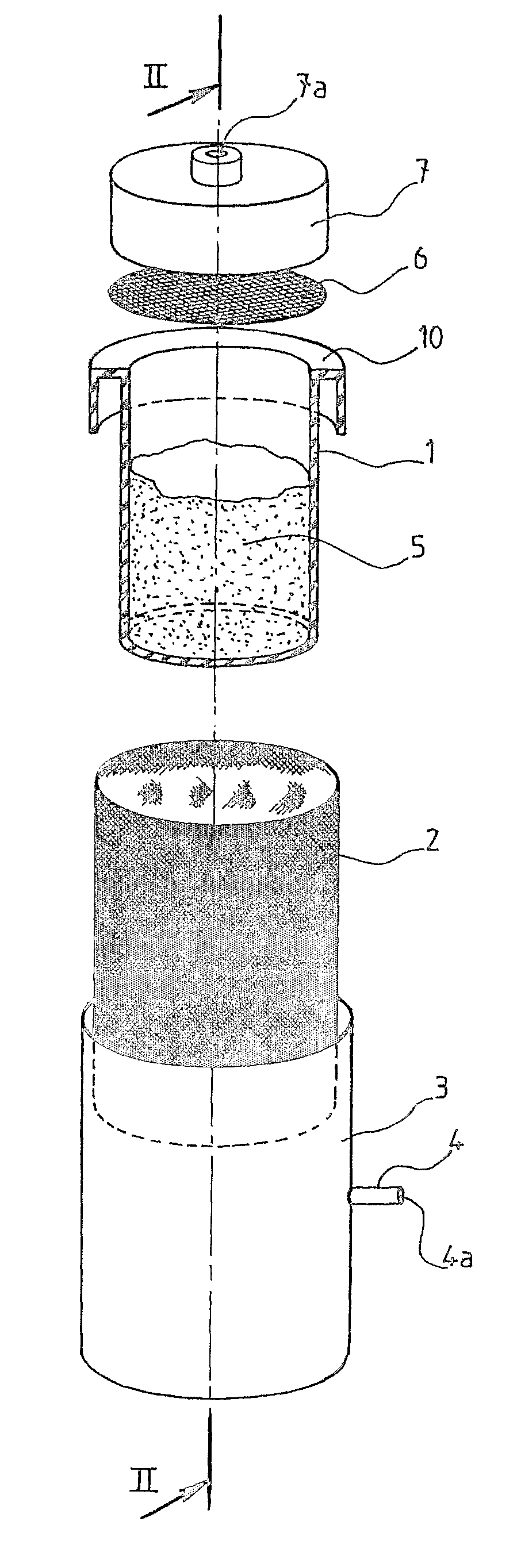 Method for preparing metal-matrix composite and device for implementing said method