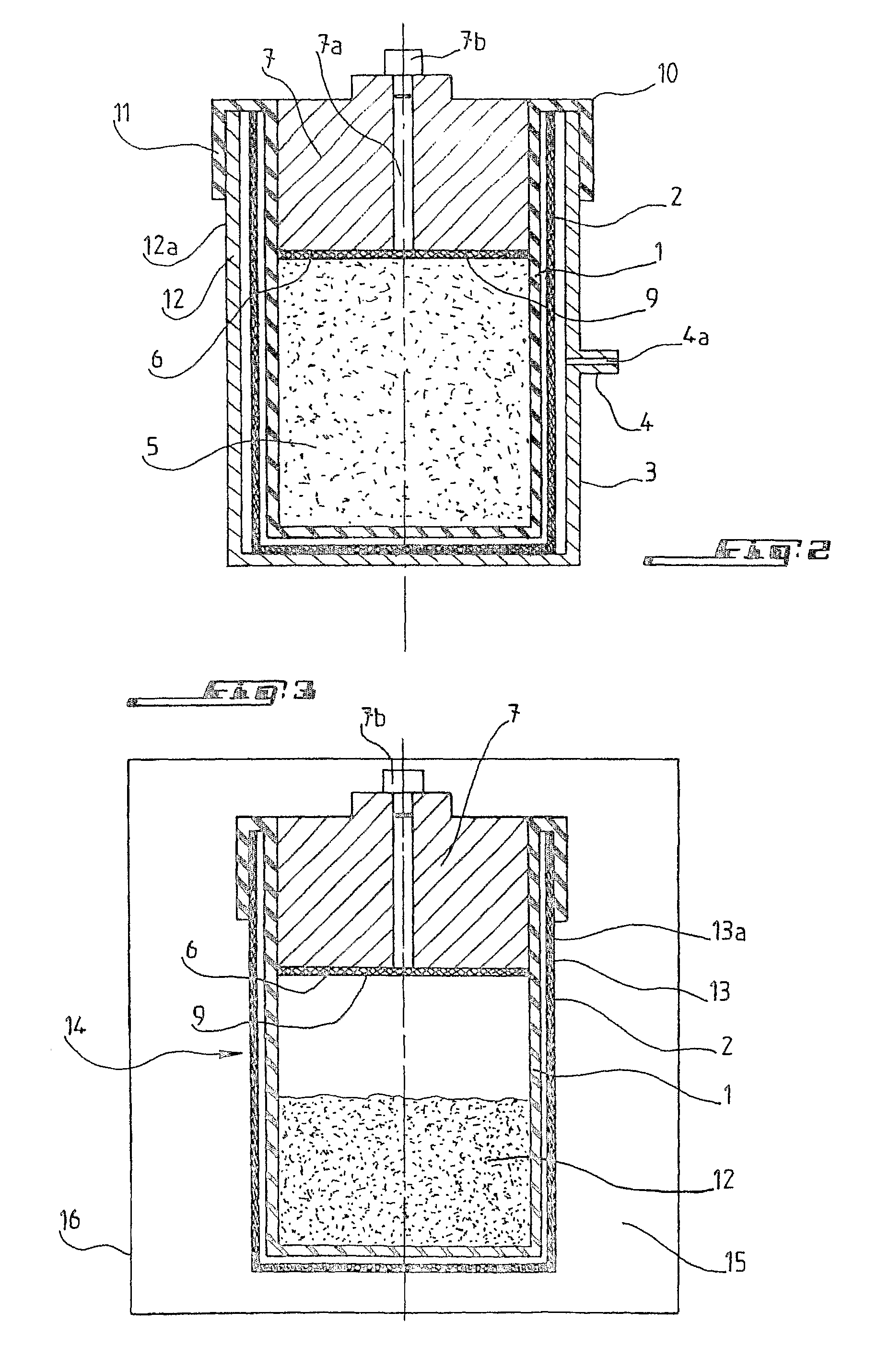 Method for preparing metal-matrix composite and device for implementing said method