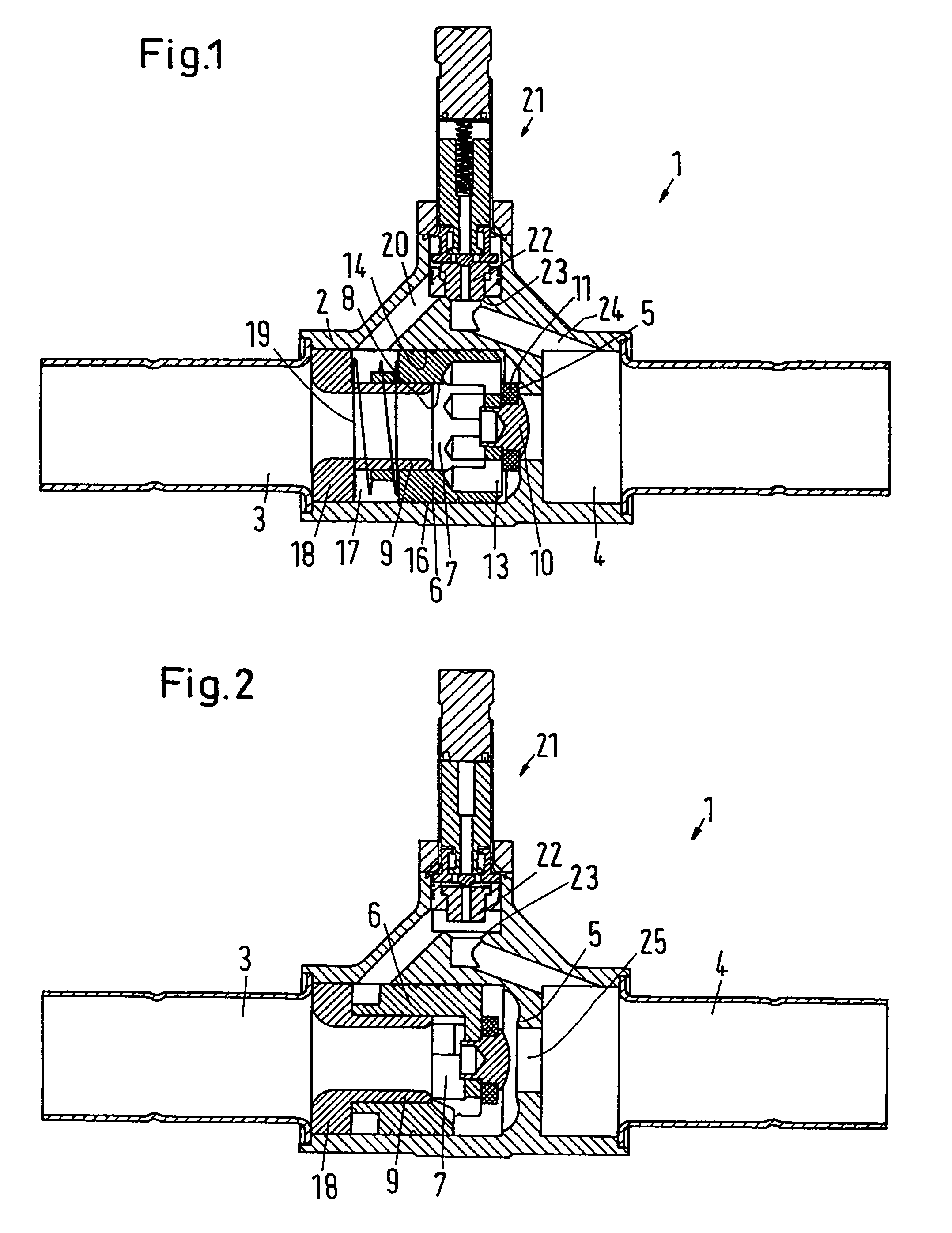 Axial valve