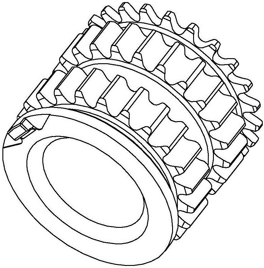 Preparing method for automobile chain wheel