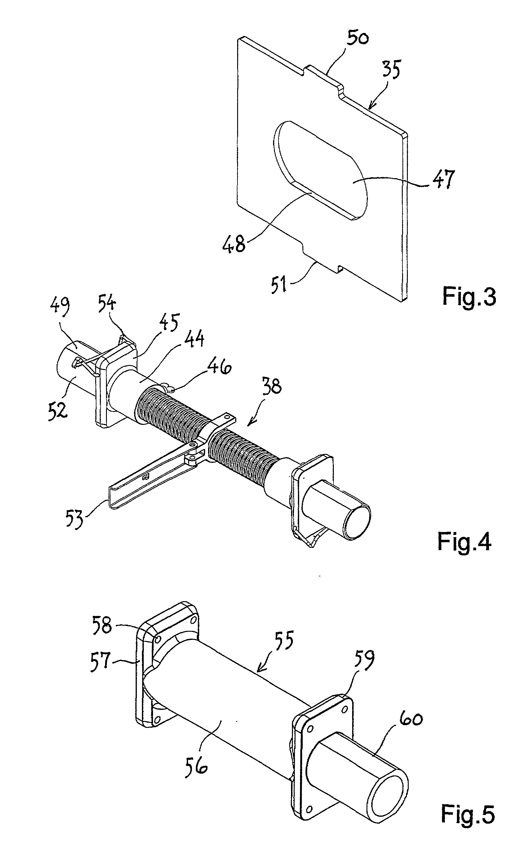 Building system for support device for goods carriers