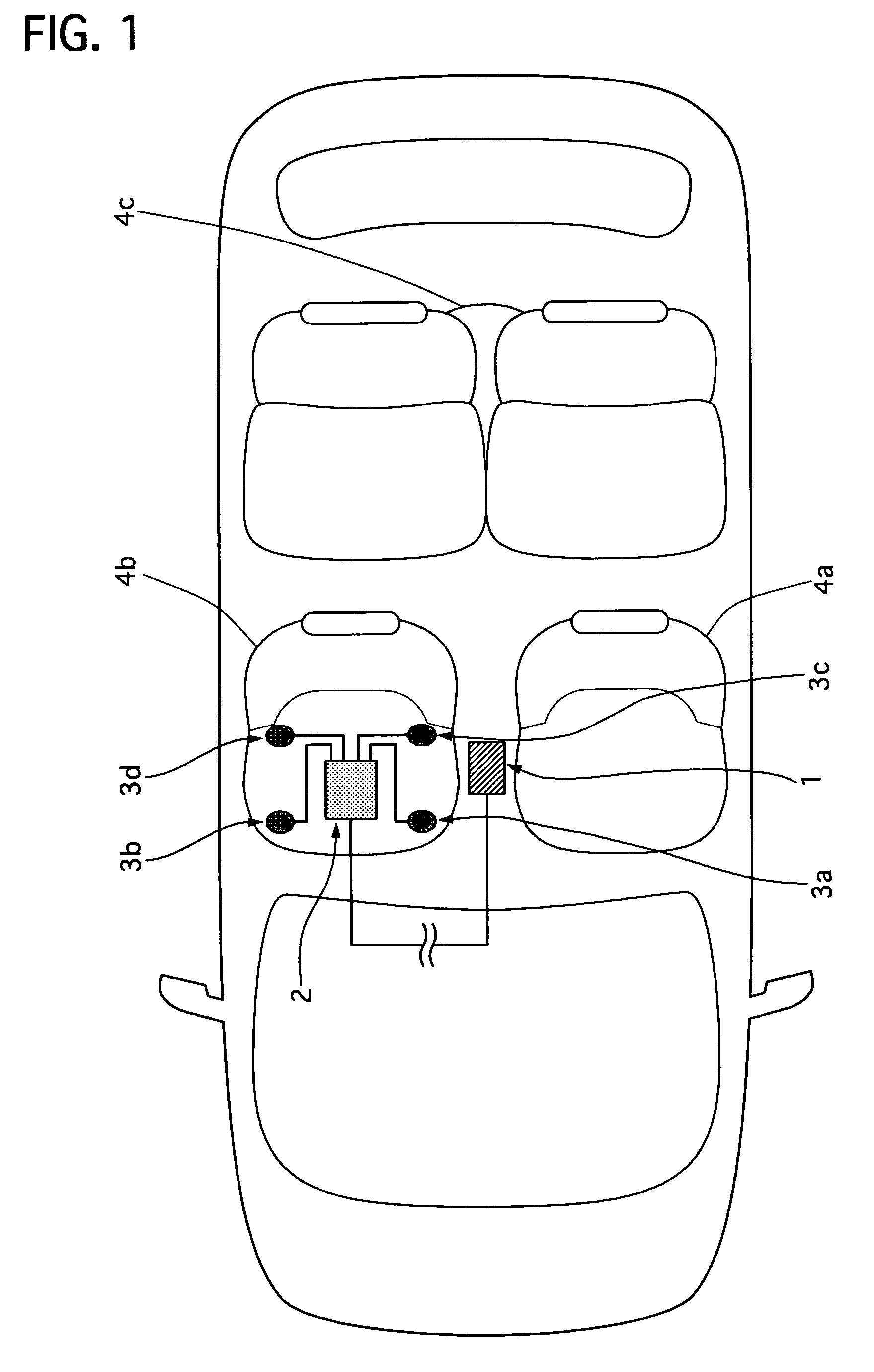 Passenger detecting device adapted for motor vehicle