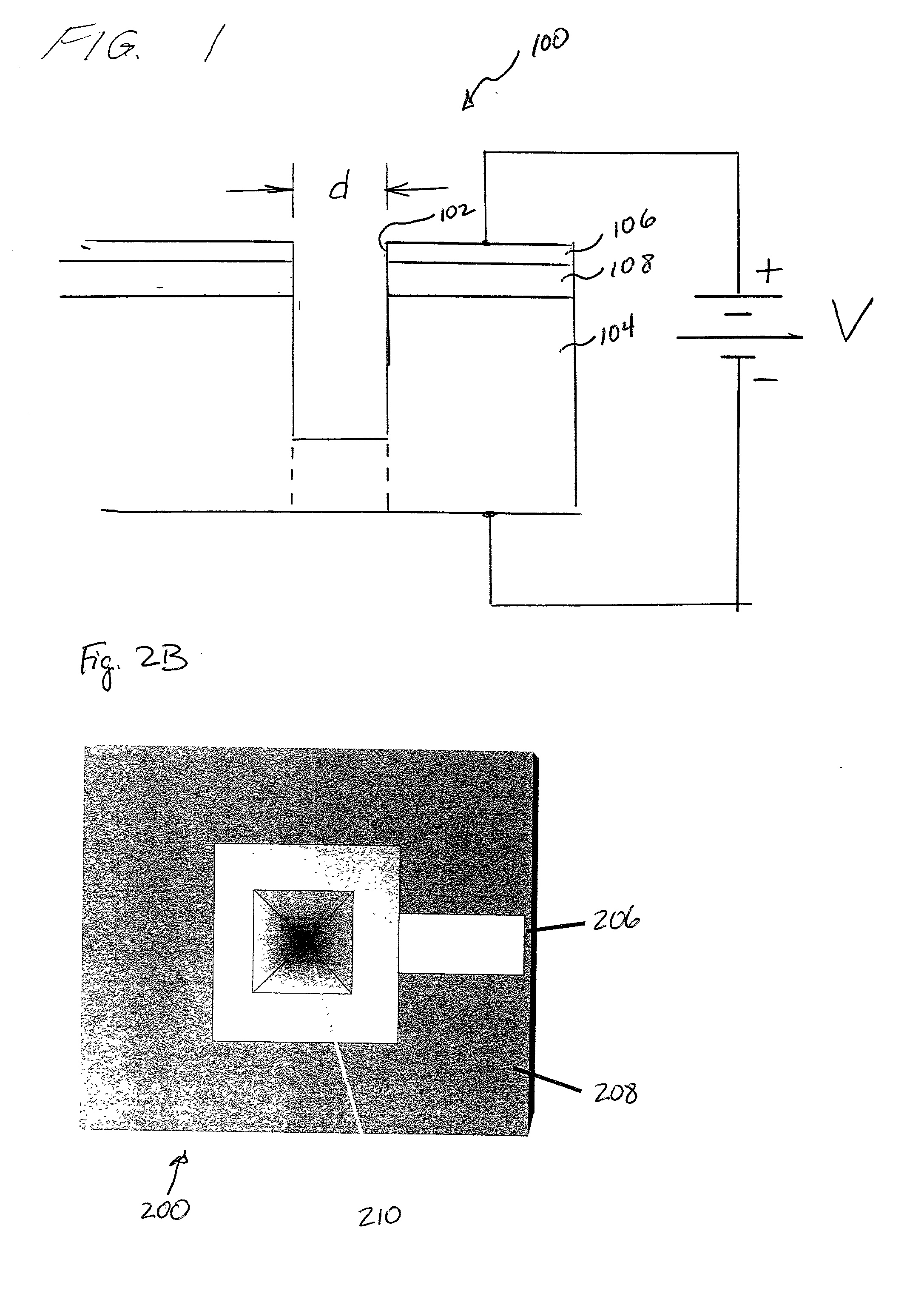 Microdischarge devices and arrays having tapered microcavities