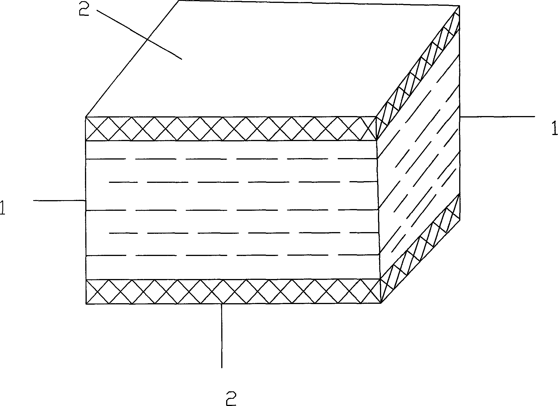 Cellucotton pad and preparation process thereof