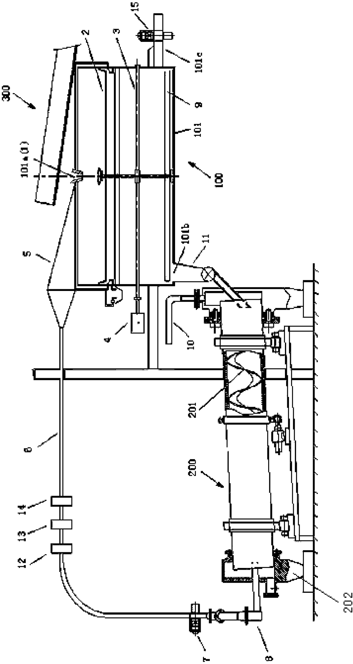 Recovery device used for recovery of high-temperature liquid-state blast furnace slag waste heat and working method