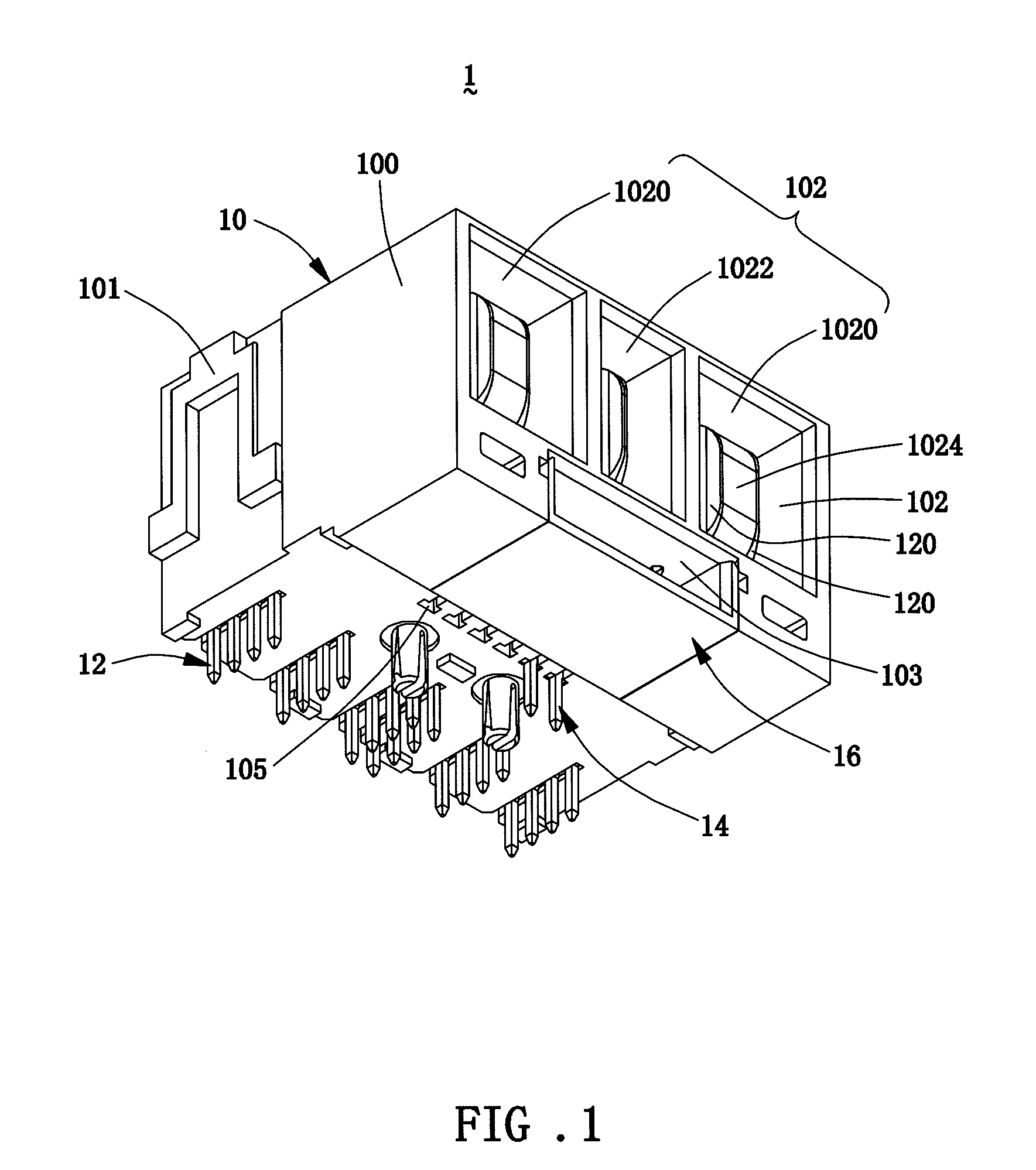 Plug connector, receptacle connector and electrical connector assembly