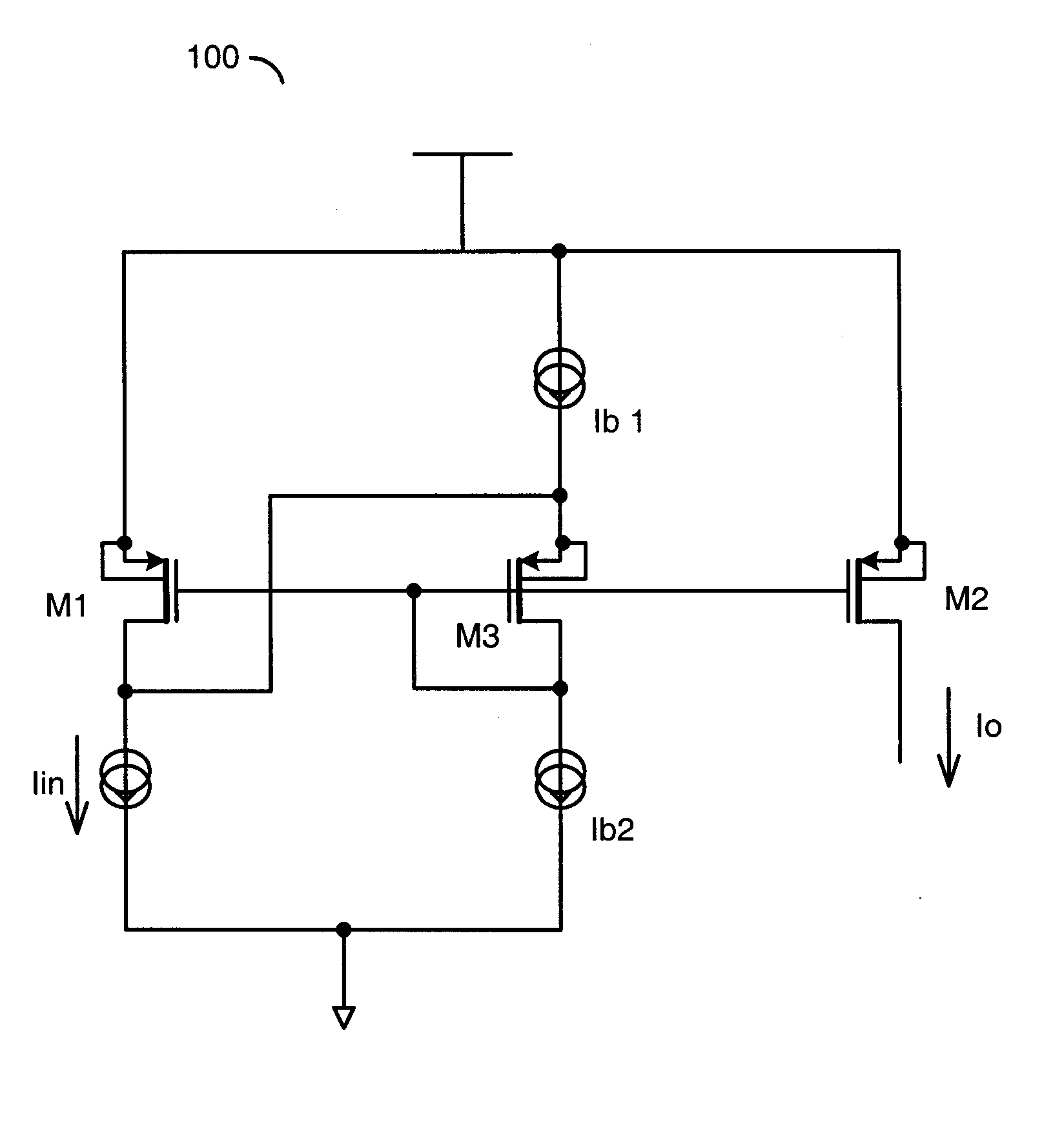 Robust current mirror with improved input voltage headroom