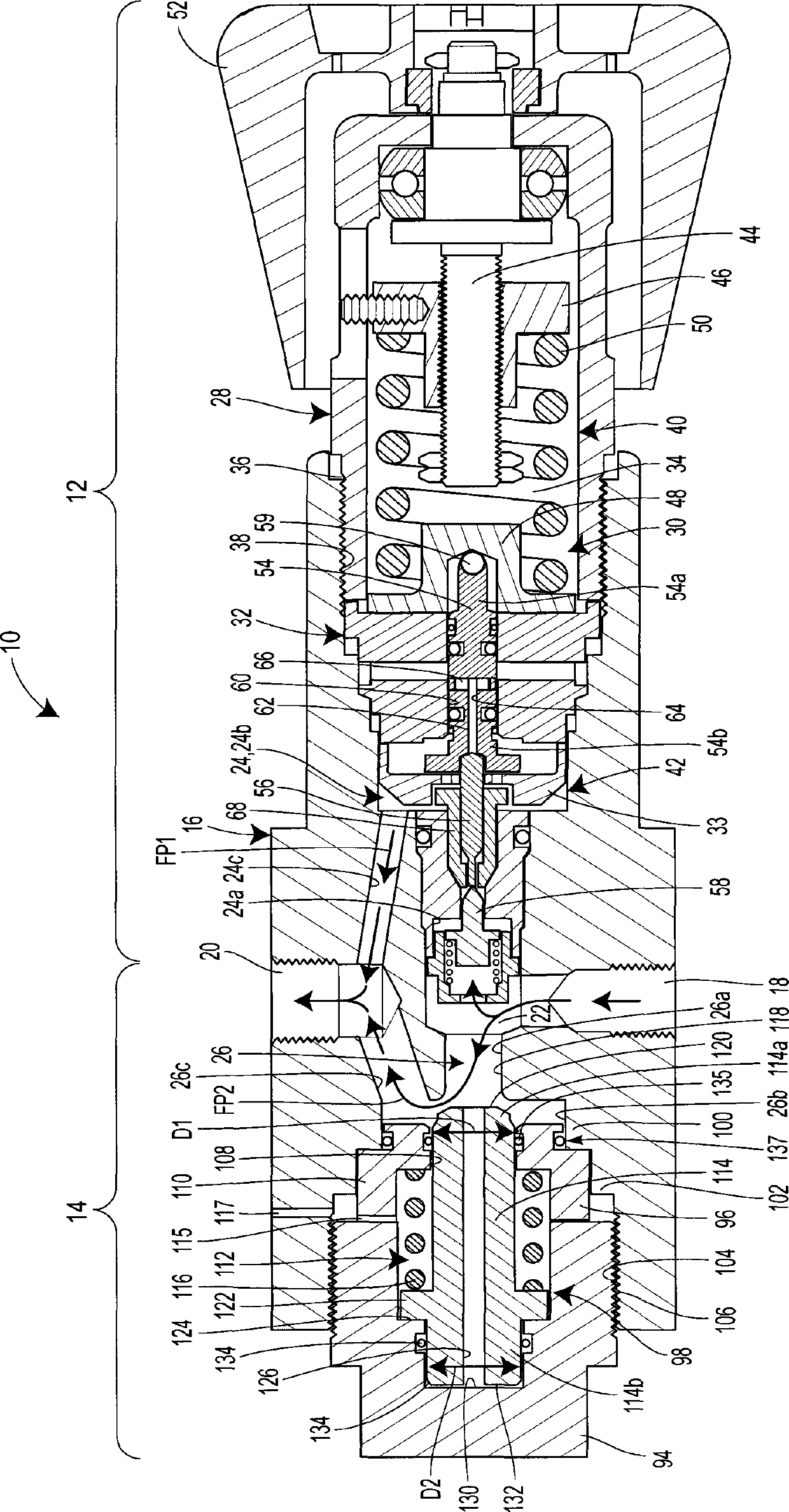 Fluid regulator with integrated rapid pressurization bypass valve