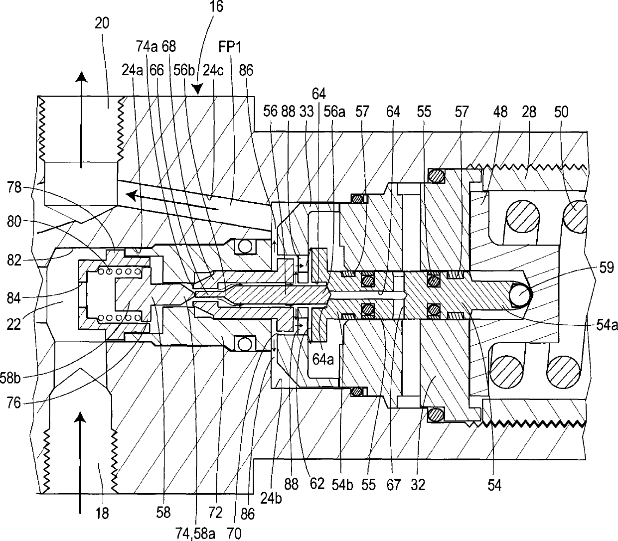 Fluid regulator with integrated rapid pressurization bypass valve