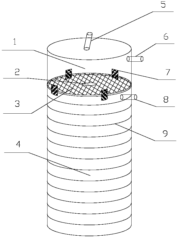 Filling bag body, timbering and filling column and construction method