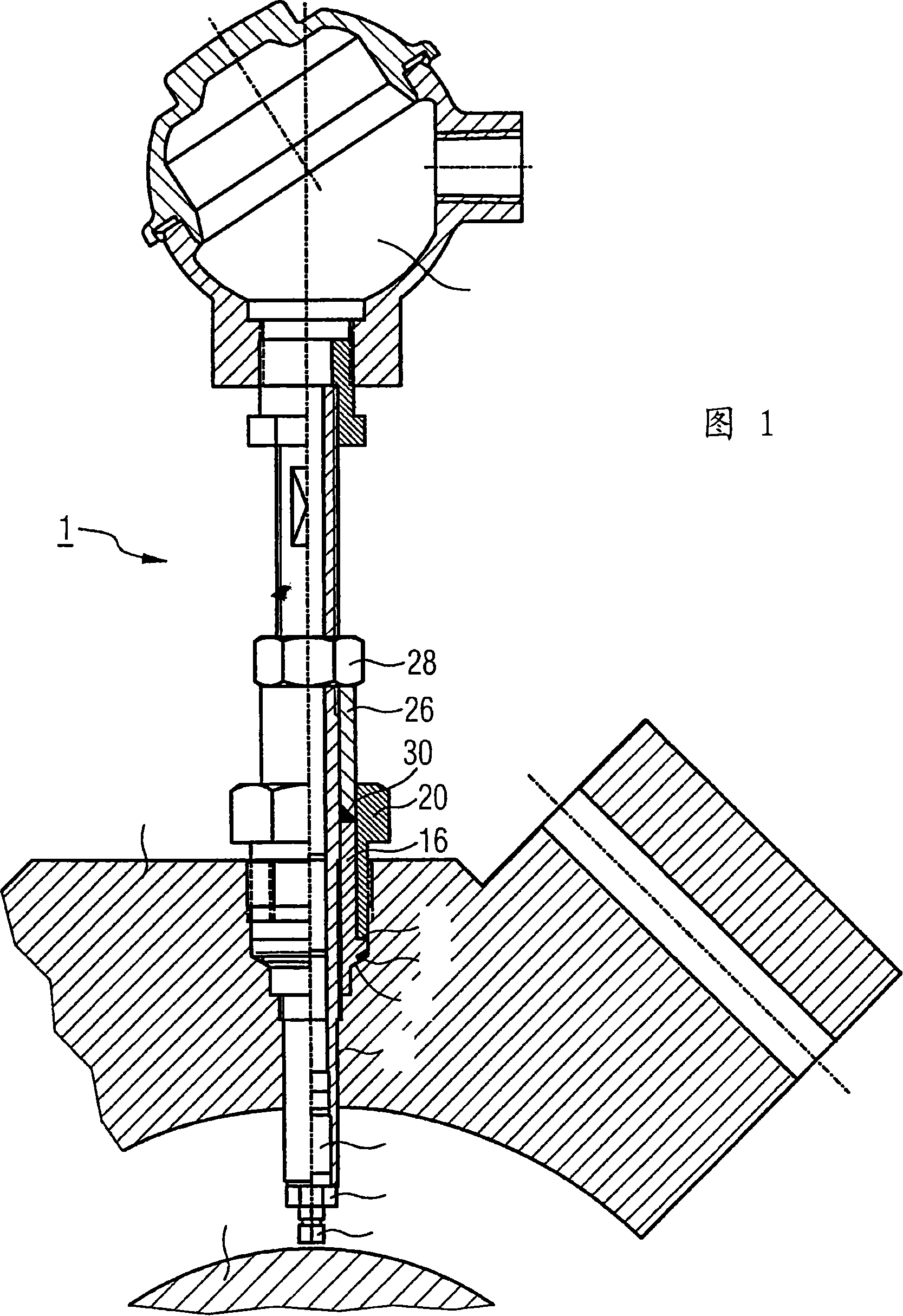 Probe holder system, message for fixing a probe holder system and method for adjusting a probe