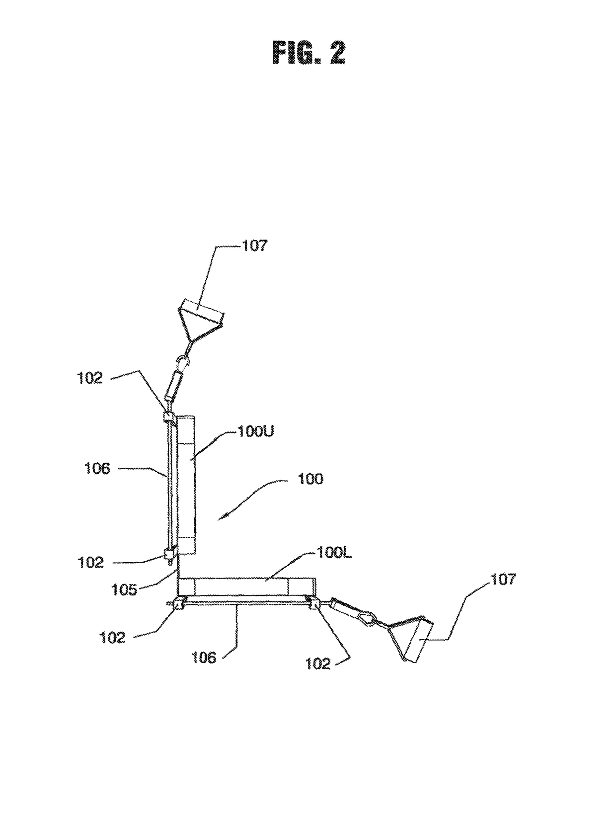 Portable exercise device for resistance exercises