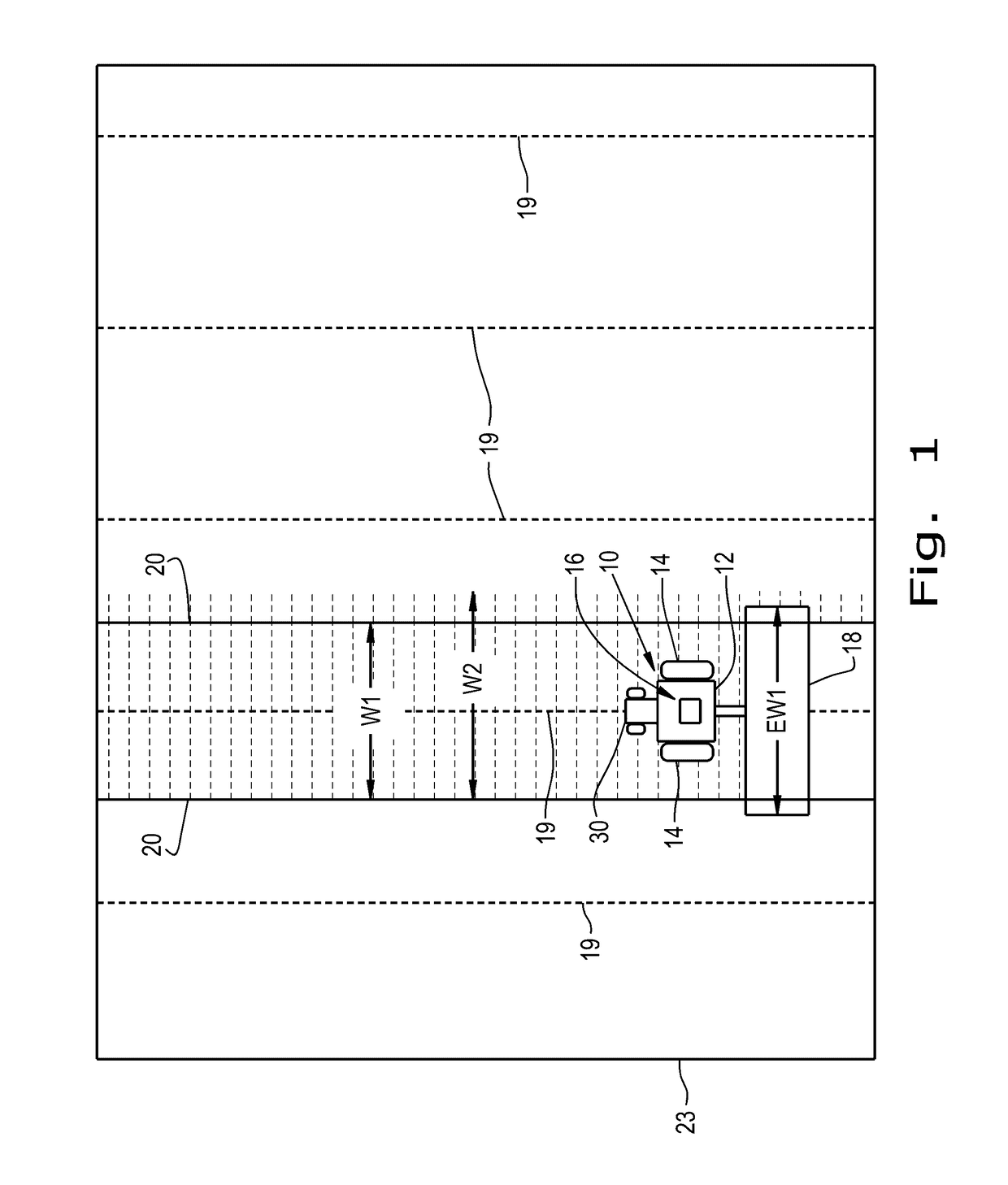Device and method for guiding agricultural vehicles
