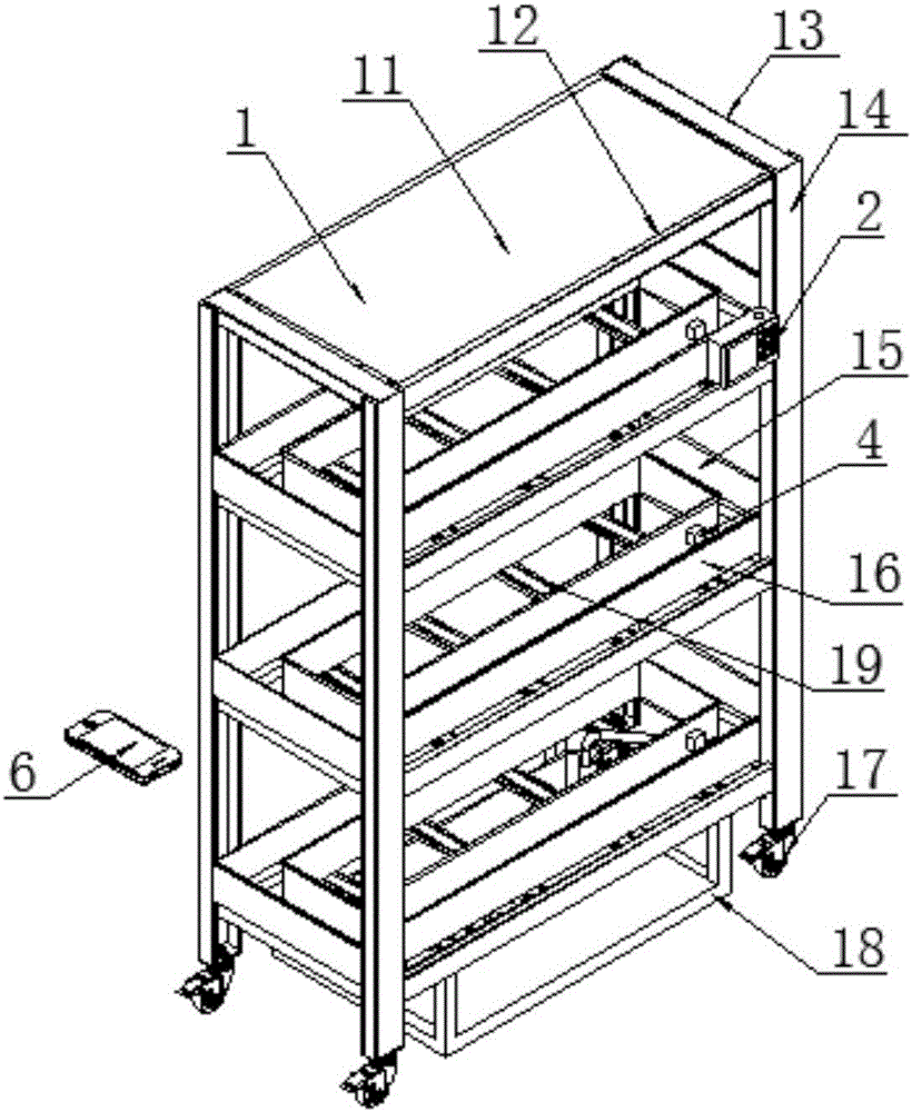 Automatic light-supplementing planting system capable of performing wireless control of water shortage early warning