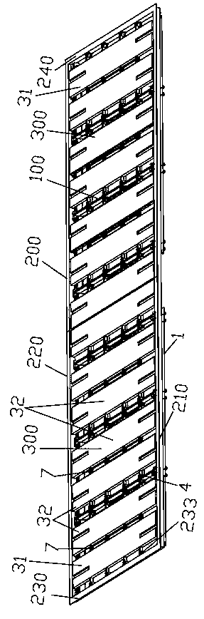 Large self-balancing type safe and labor-saving cover plate device