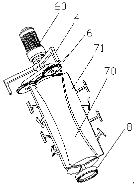 Rapid heating and heat preservation device for soybean phospholipid oil