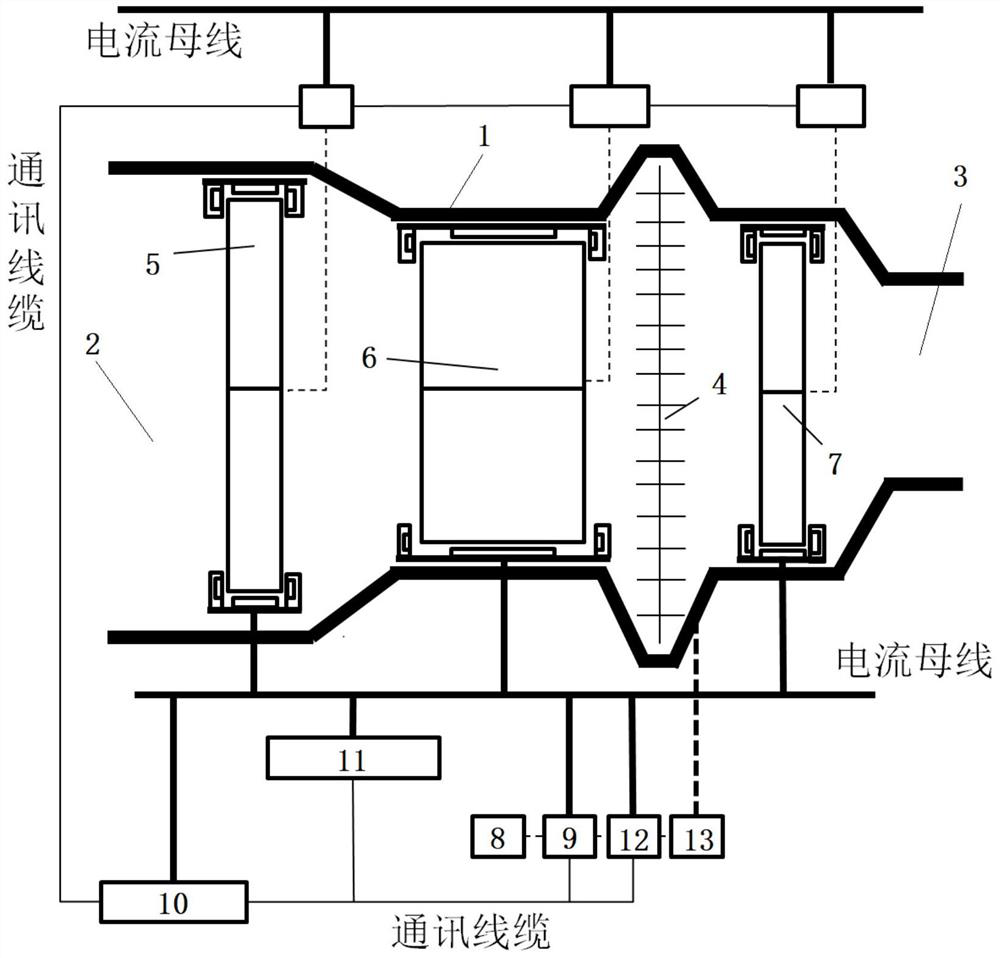 Shaftless electric engine for aircraft, control method and aircraft