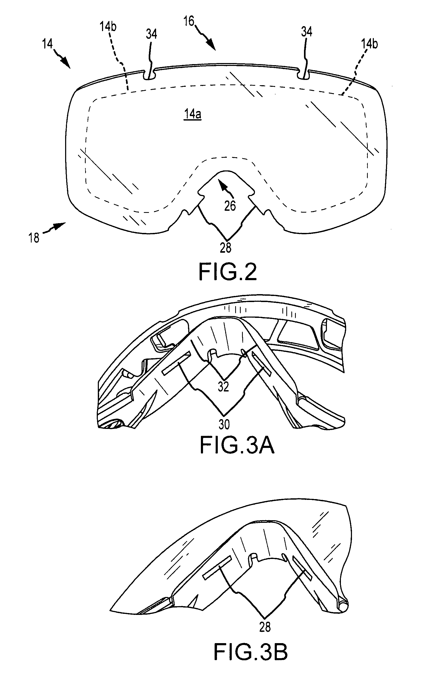 Goggle lens attachment system and method