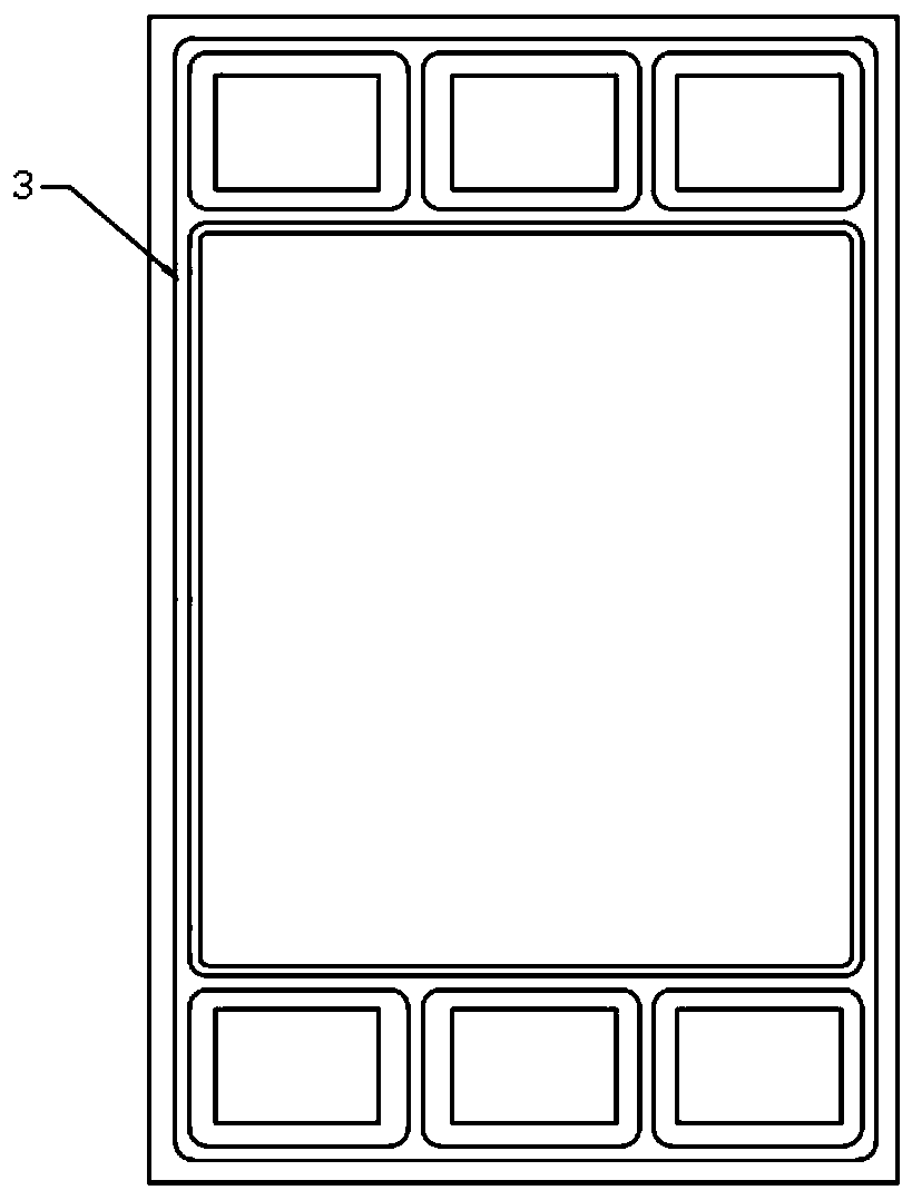 Fuel cell bipolar plate sealing structure and sealing method
